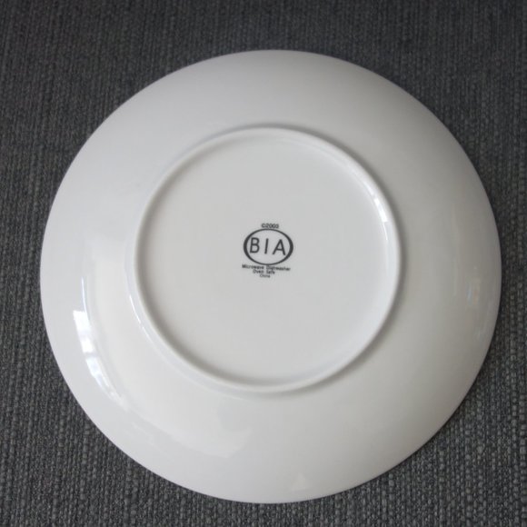 Vintage Set of Four(4) BIA Cordon Bleu Camembert 8" Ceramic Plates - Picture 9 of 9